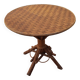 Table ronde rotin vintage