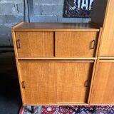 Modular vintage showcase library modernist style / Minvielle - 50s/60s