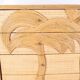 Rattan chest of drawers with 4 drawers