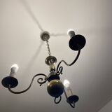 Lustre 3 branches laiton doré
