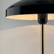 Rare black and gold UFO table lamp by Louis Kalff for Philips.