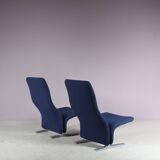 Paire de chaises « Concorde » des années 1970 par Pierre Paulin pour Artifort, Pays-Bas