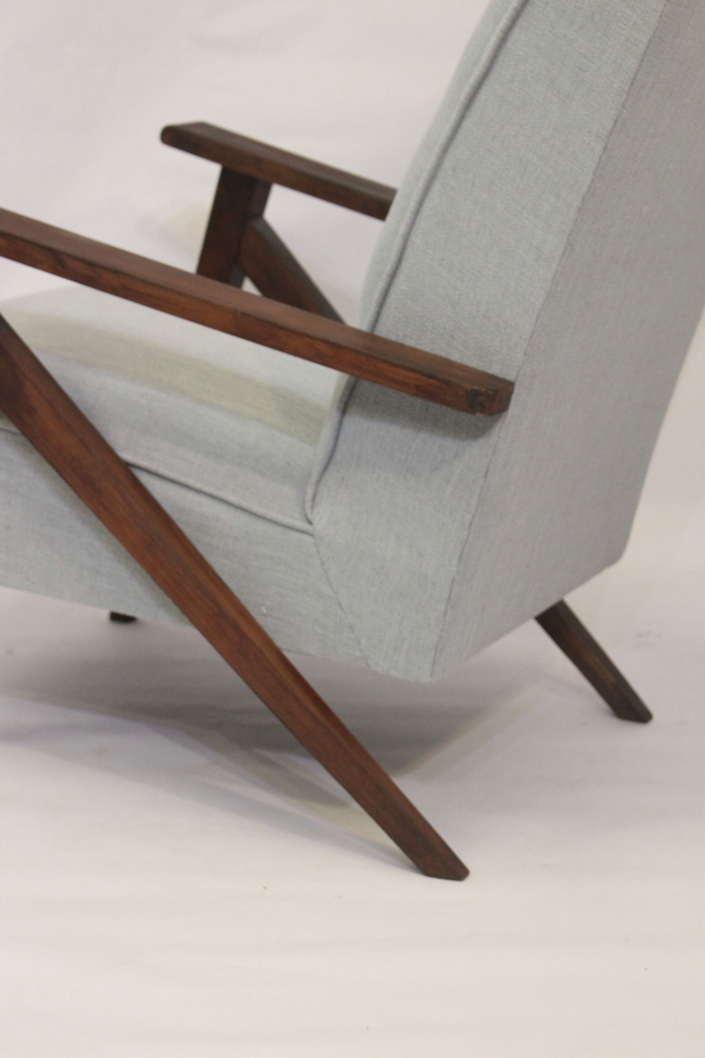Scandinavian armchair in beech 60s