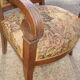 Walnut armchair from the Consulate period