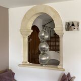 Large Henri Mathieu kinetic lamp. 1970.