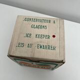Vintage apple-shaped ice cube bucket