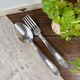 Antique silvered metal cutlery 84 g