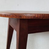 Half-moon console in oak 50s