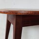 Half-moon console in oak 50s