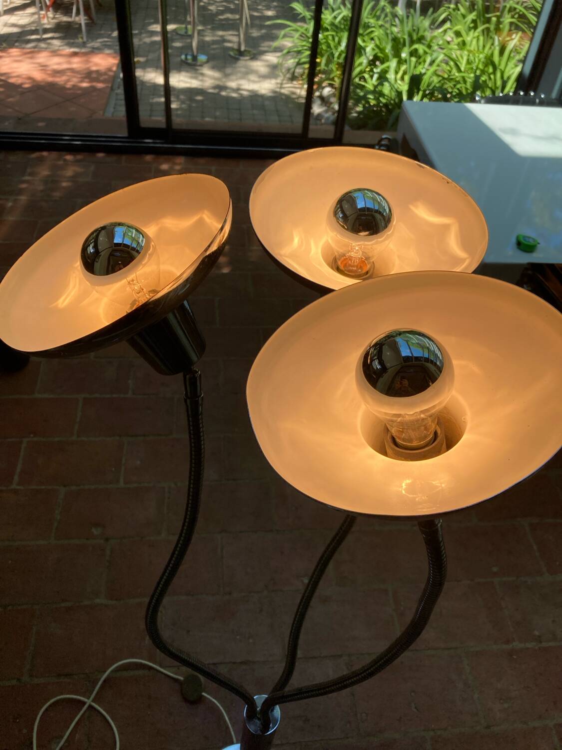 Vintage 70s lamp in the Pierre Folie style