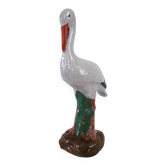 Cigogne vintage en céramique années 50/60