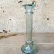 Green water candle holder