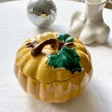 Yellow ceramic dish Vallauris