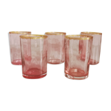 Vintage liqueur glasses blown glass