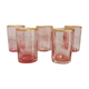Vintage liqueur glasses blown glass