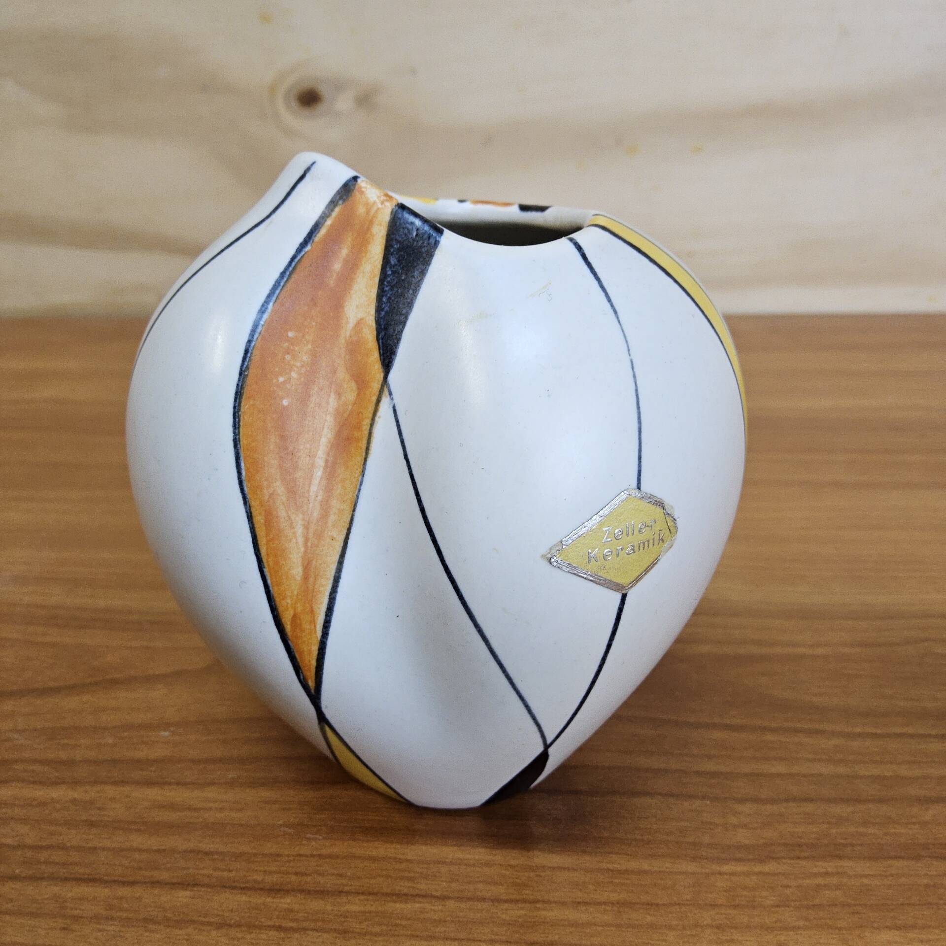 Vintage West Germany Zeller Keramik vase (Georg Schmider) 50s