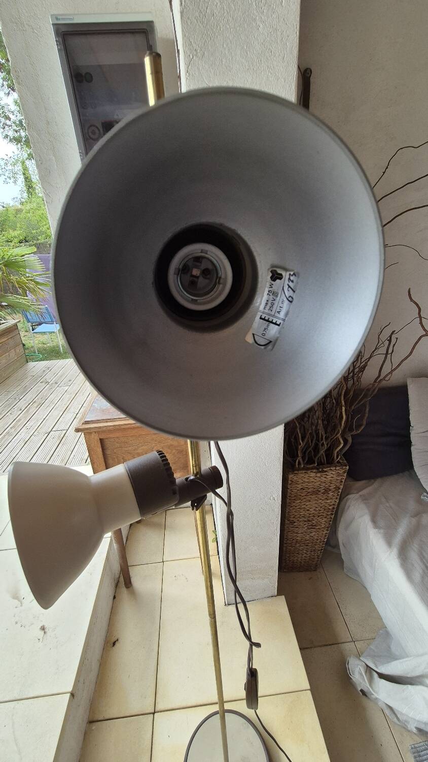 1960s spotlight floor lamp