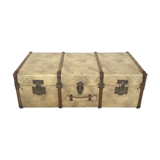 Malle en bois beige
