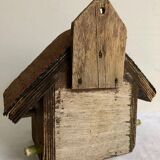 Bird feeder, garden in winter