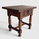 Spanish Castilian Baroque Revival Side Table, Mid-20th Century