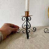 Pair of vintage retro candlesticks