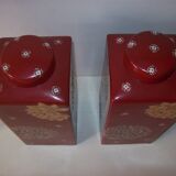Pair of ceramic vases Geneviève Lethu
