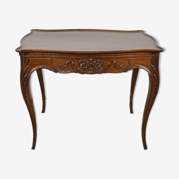 Petite Table Cabaret en Acajou, style Louis XV, époque Napoléon III – Milieu XIXe