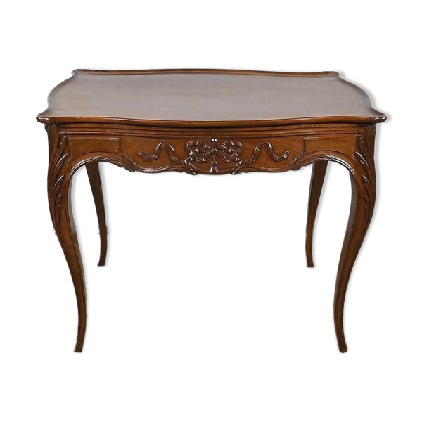 Petite Table Cabaret en Acajou, style Louis XV, époque Napoléon III – Milieu XIXe