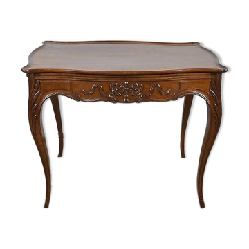Small Cabaret Table in Mahogany, Louis XV style, Napoleon III period – Mid-19th century