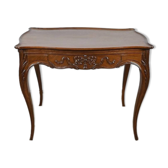 Small Cabaret Table in Mahogany, Louis XV style, Napoleon III period – Mid-19th century