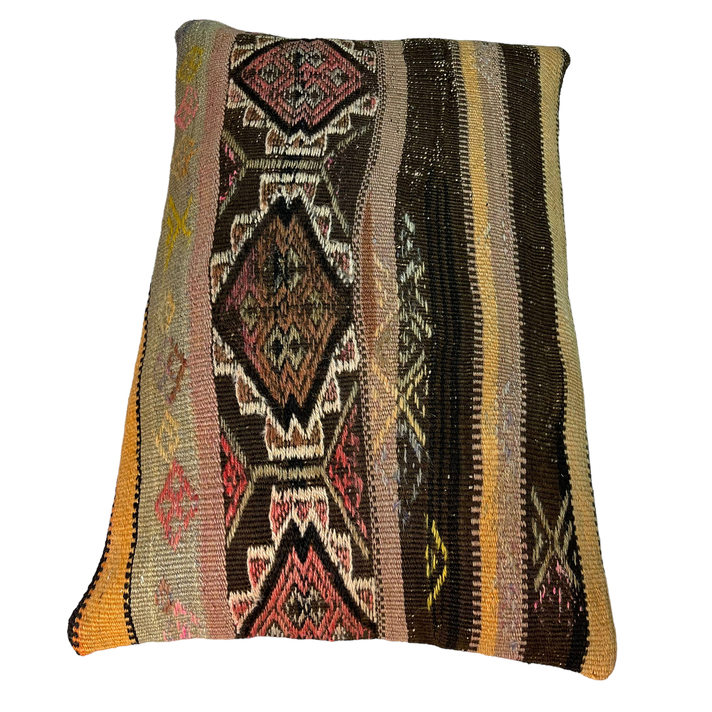 Vintage turkish handmade kilim cushion cover
