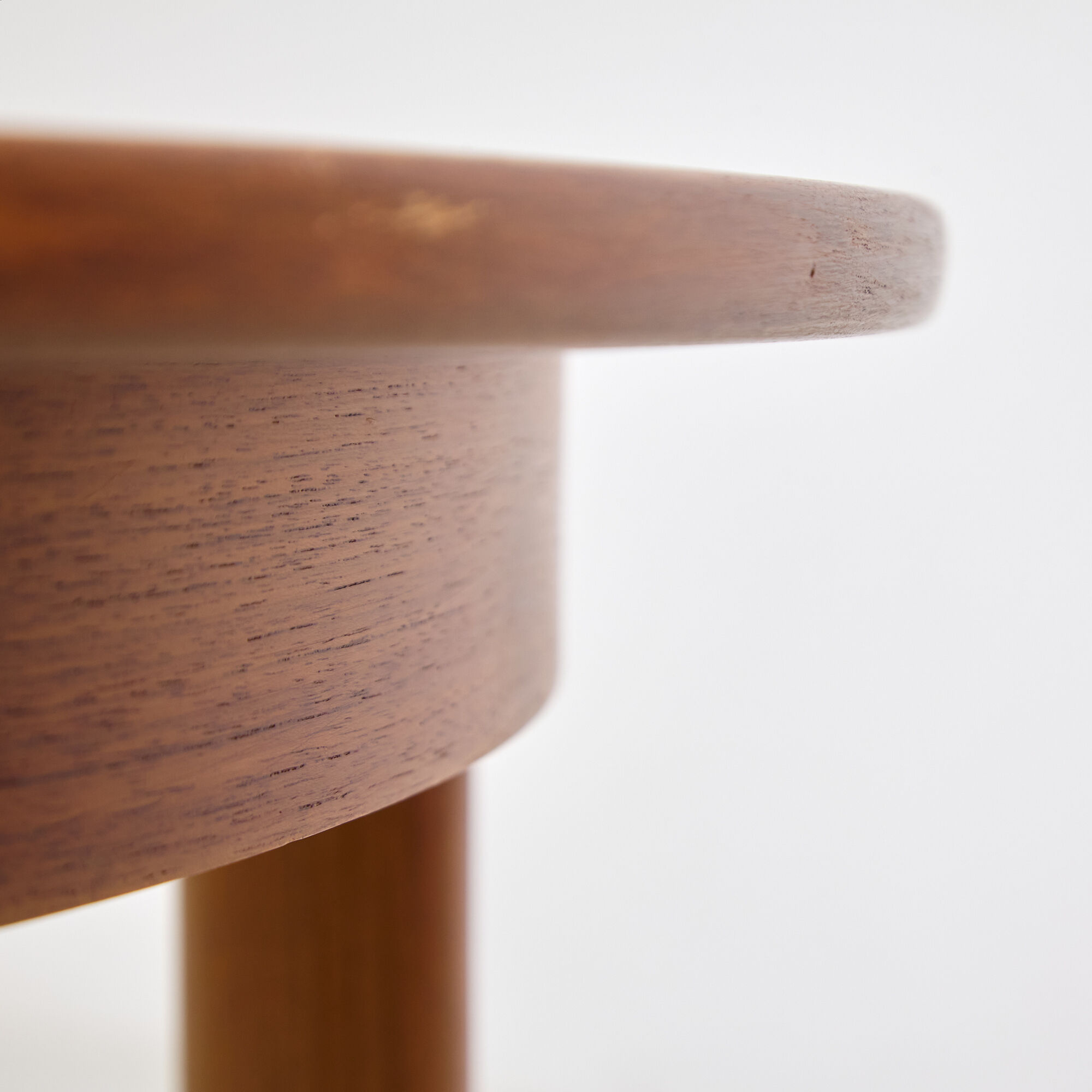 Restored teak dining table