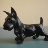 Antique Royal Dux Bohemian Porcelain Dog Figurine