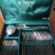Silver-plated flatware set with its original silver-plated metal box, Maison St Médard silversmiths, circa 1950