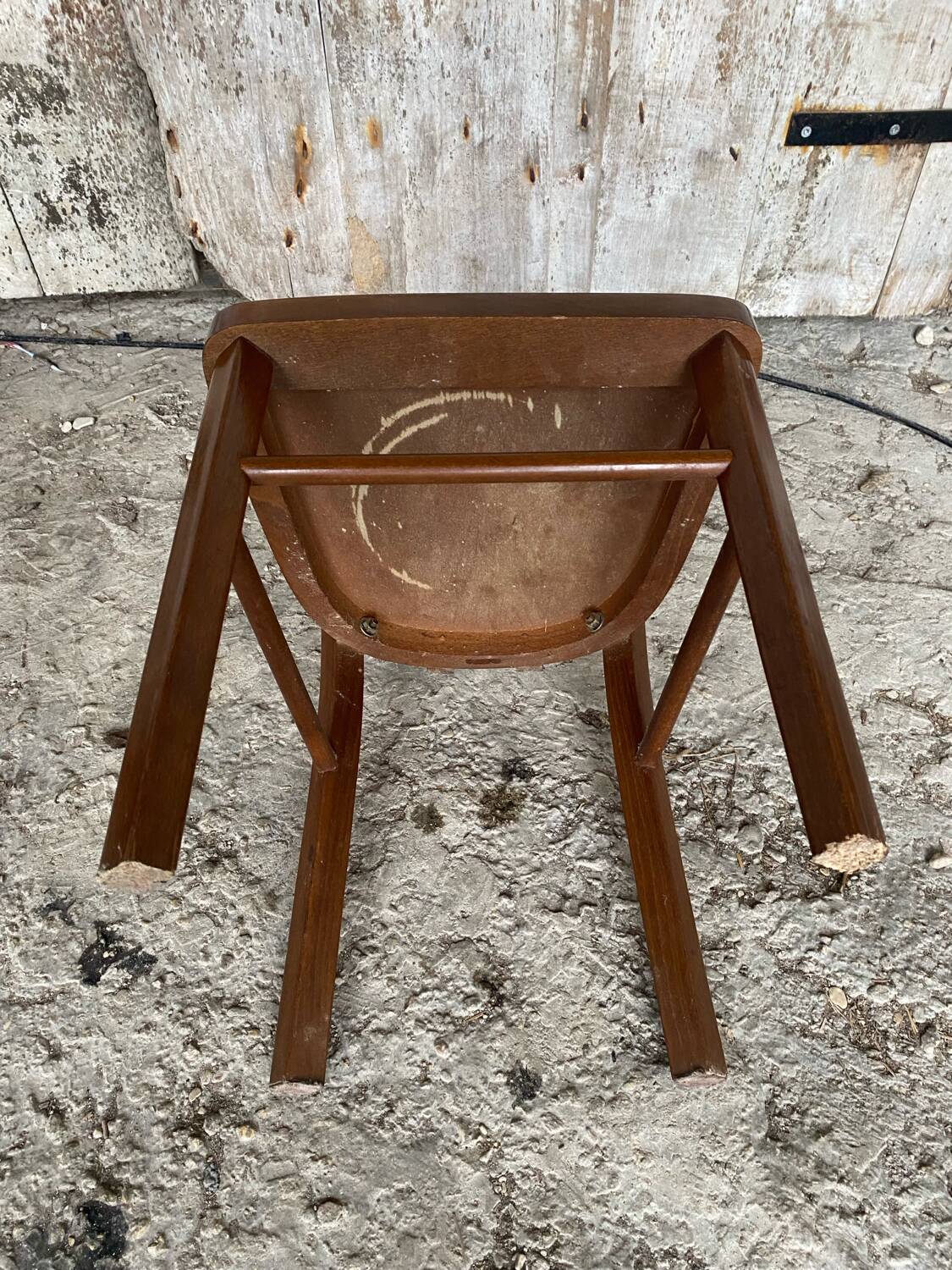 Vintage Children's Chair in Old BAUMANN Bistro Style #D651