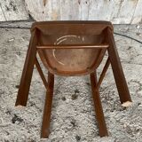 Vintage Children's Chair in Old BAUMANN Bistro Style #D651
