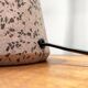 Vintage Postmodern Eno table lamp in glass and terrazzo from Ikea, 1990s.