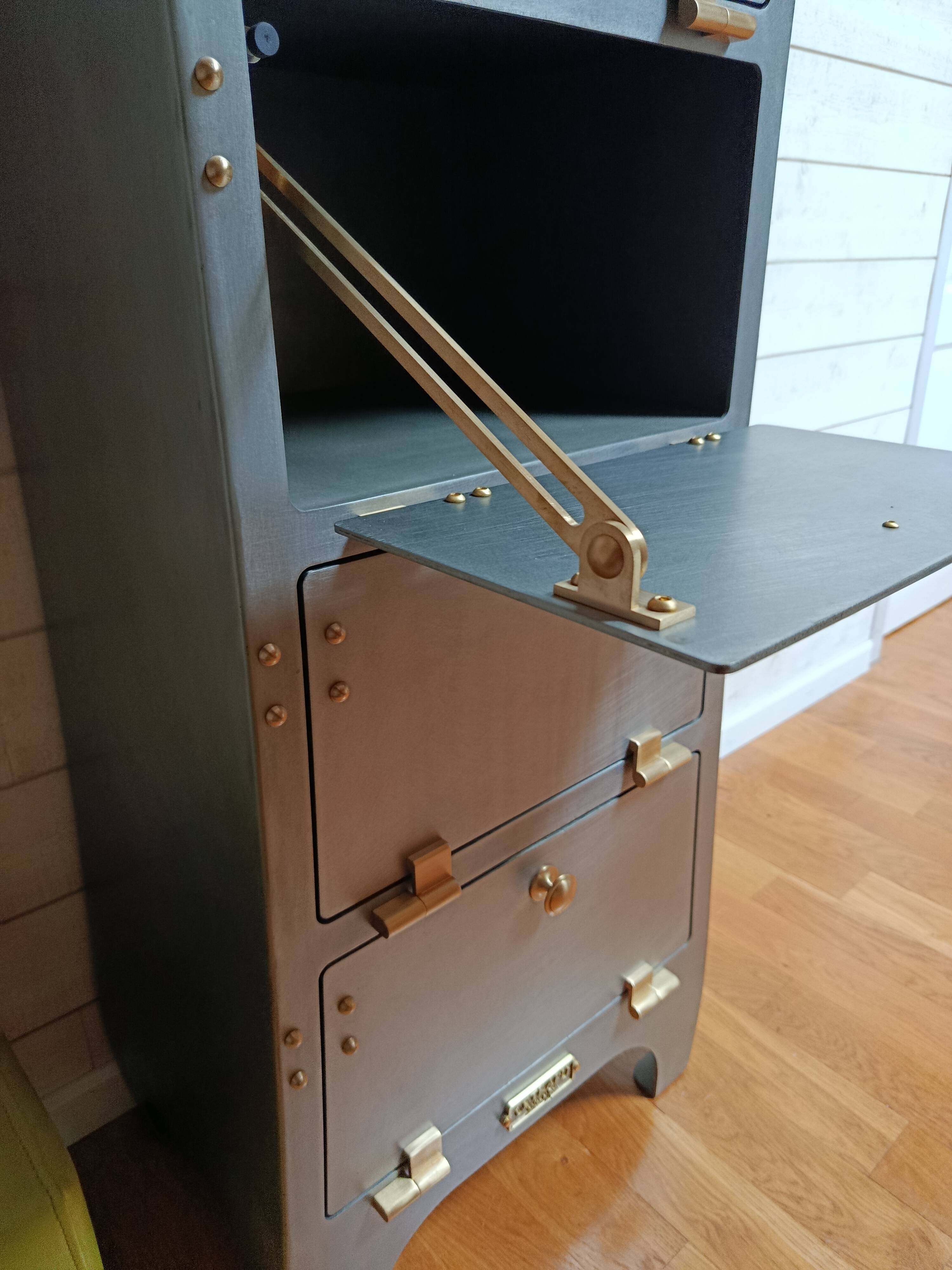 drop-leaf table the lady steel model no. 3 by the brand letrapu