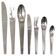 Carl Auböck 2060 Cutlery, 42 pcs., Complete for 6 People, Hammered Austria, 1950