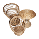 Vintage childrens Wicker lounge