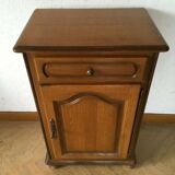 Solid oak extra furniture storage 1 closet 1 drawer