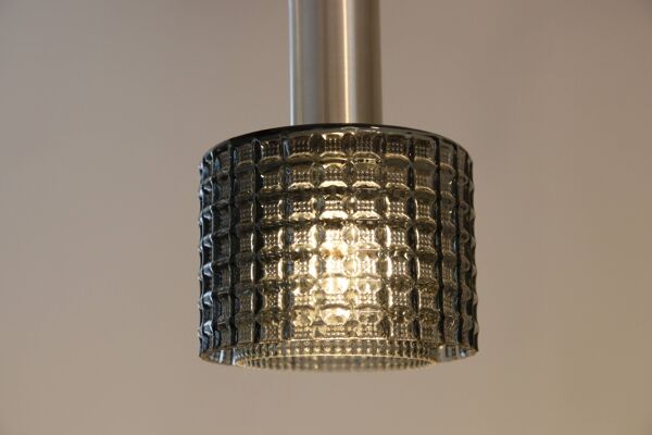 Ensemble de deux lampes suspendues Carl Fagerlund pour Orrefors.