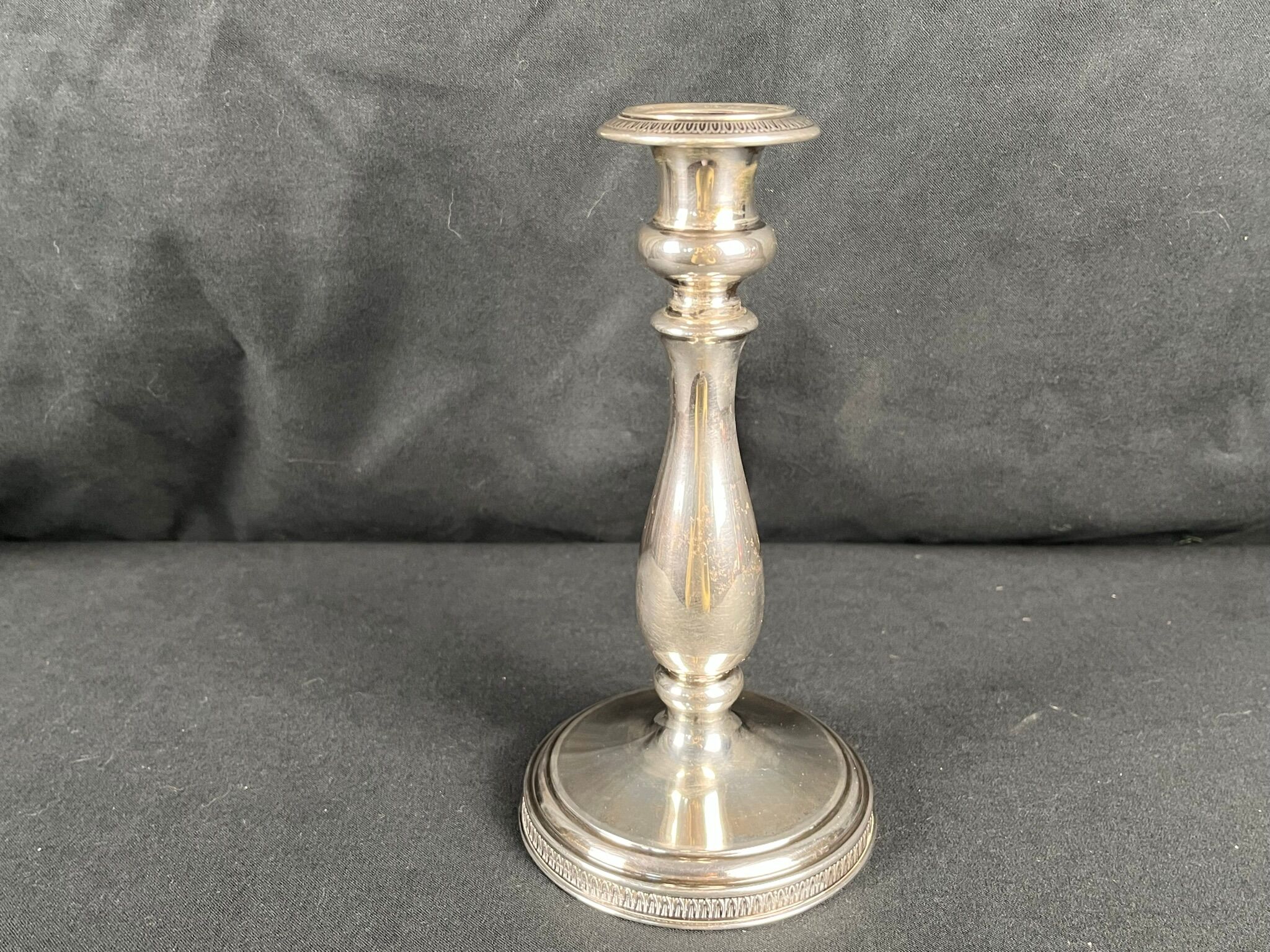 silver torch, hallmarked early 20th century