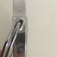 Vintage magnifying barber mirror in 12x12cm metal