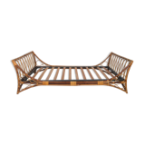Vintage rattan bed