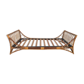 Vintage rattan bed