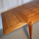 Vintage extendable rectangular table 50s