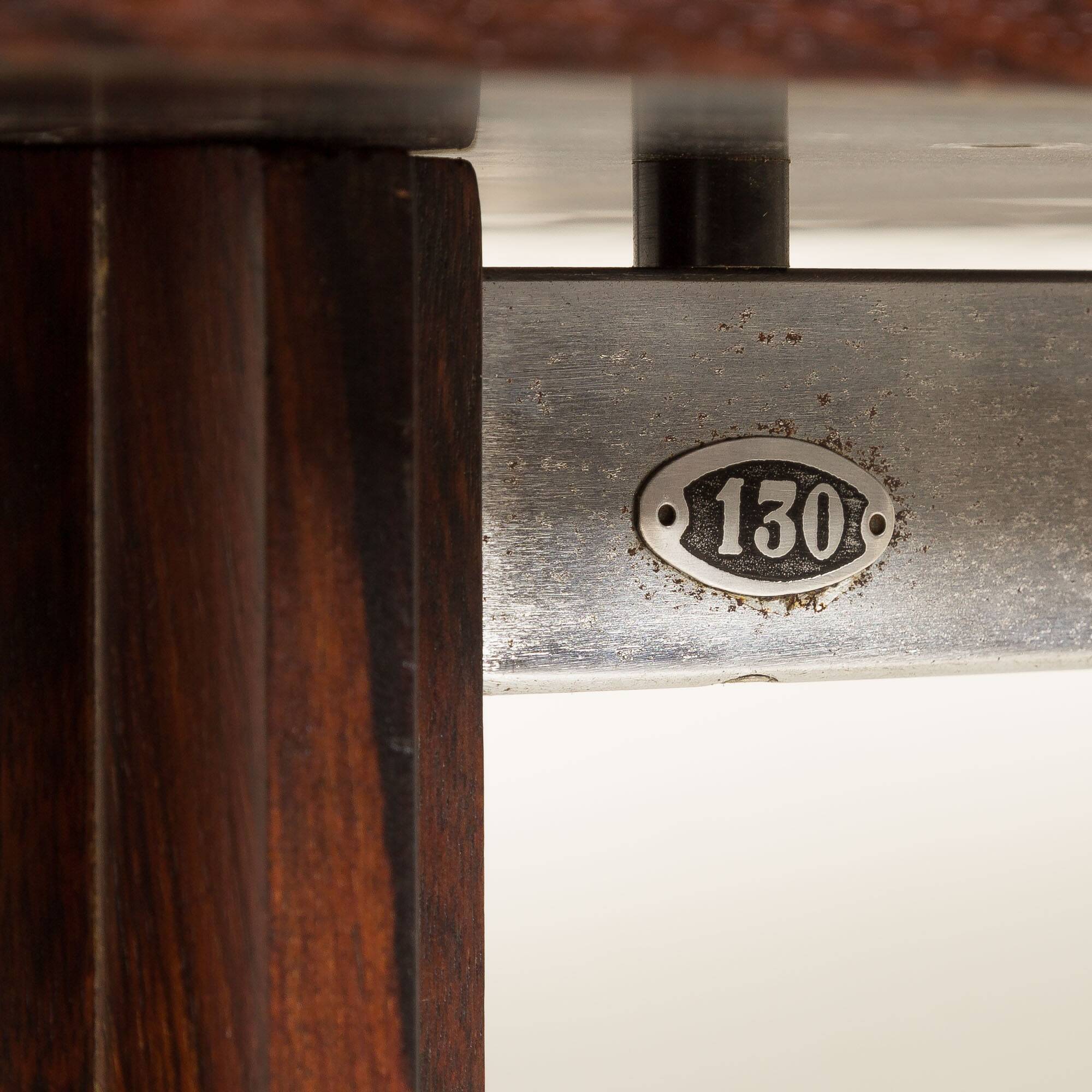 Italian extra long mid century rosewood table 1960s