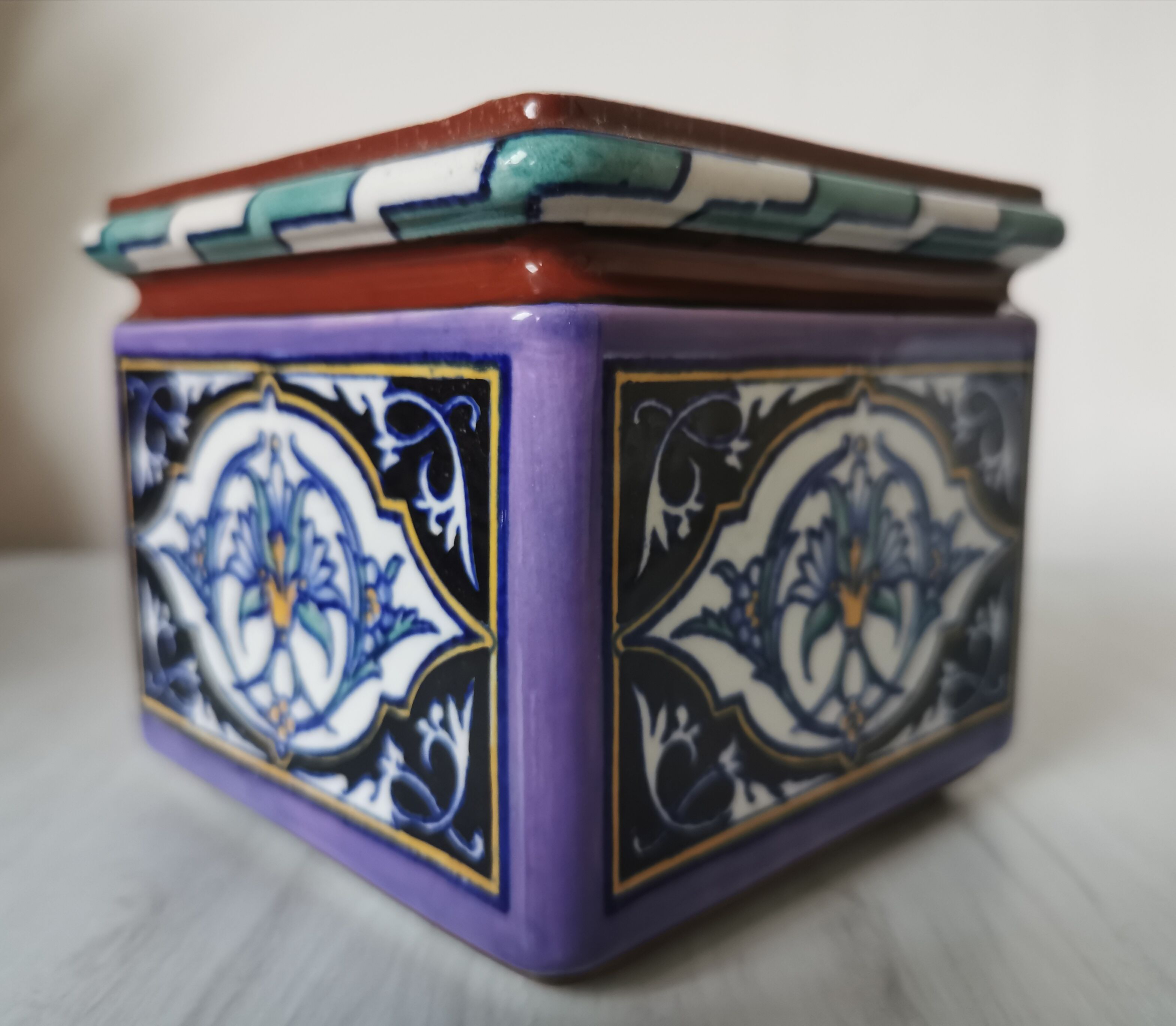 Pot deco Sarreguemines