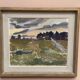 Oil on Canvas “Evening at Haymaking Time” by Bernhard Önstad, Framed 48.5×43cm